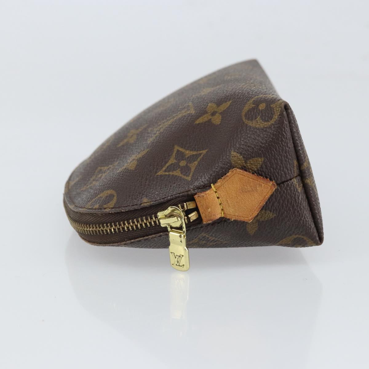 LOUIS VUITTON Monogram Pochette Cosmetic PM Pouch M43998 LV Auth BA9700