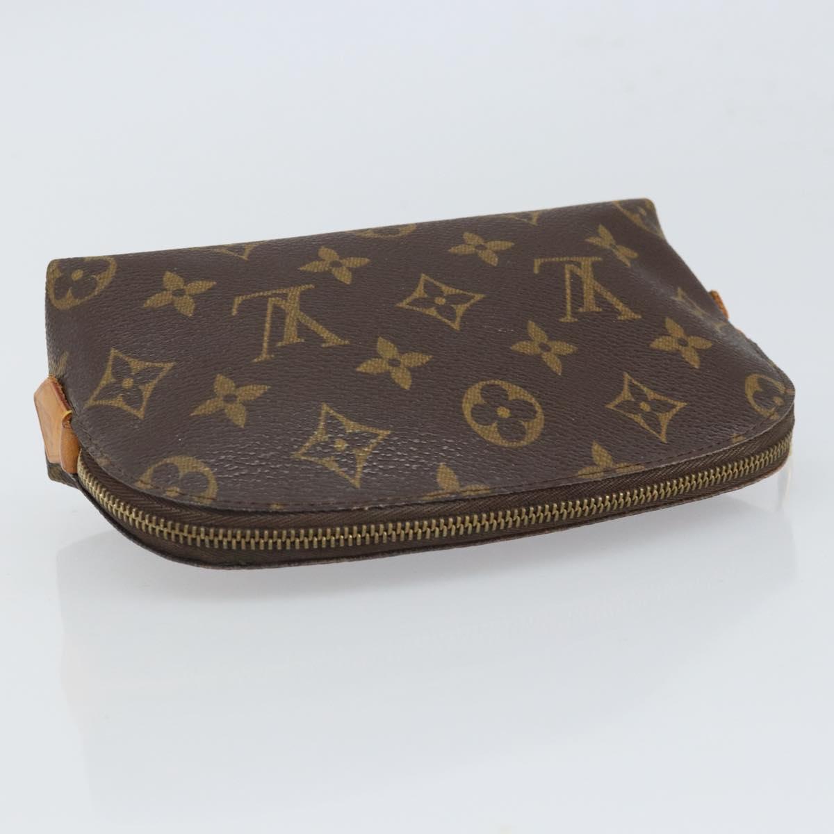 LOUIS VUITTON Monogram Pochette Cosmetic PM Pouch M43998 LV Auth BA9700