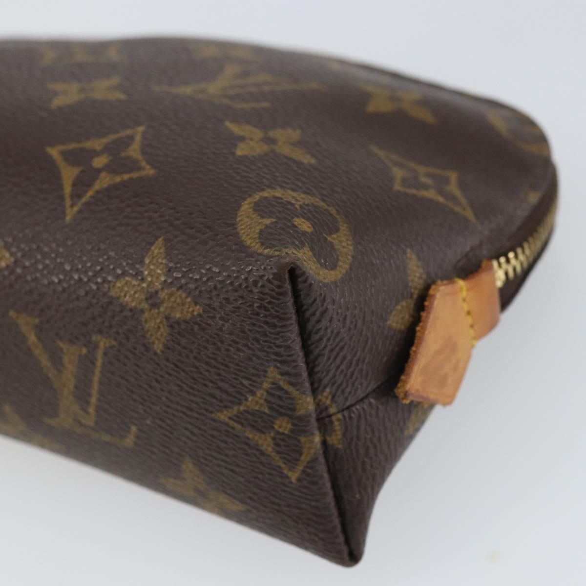 LOUIS VUITTON Monogram Pochette Cosmetic PM Pouch M43998 LV Auth BA9700