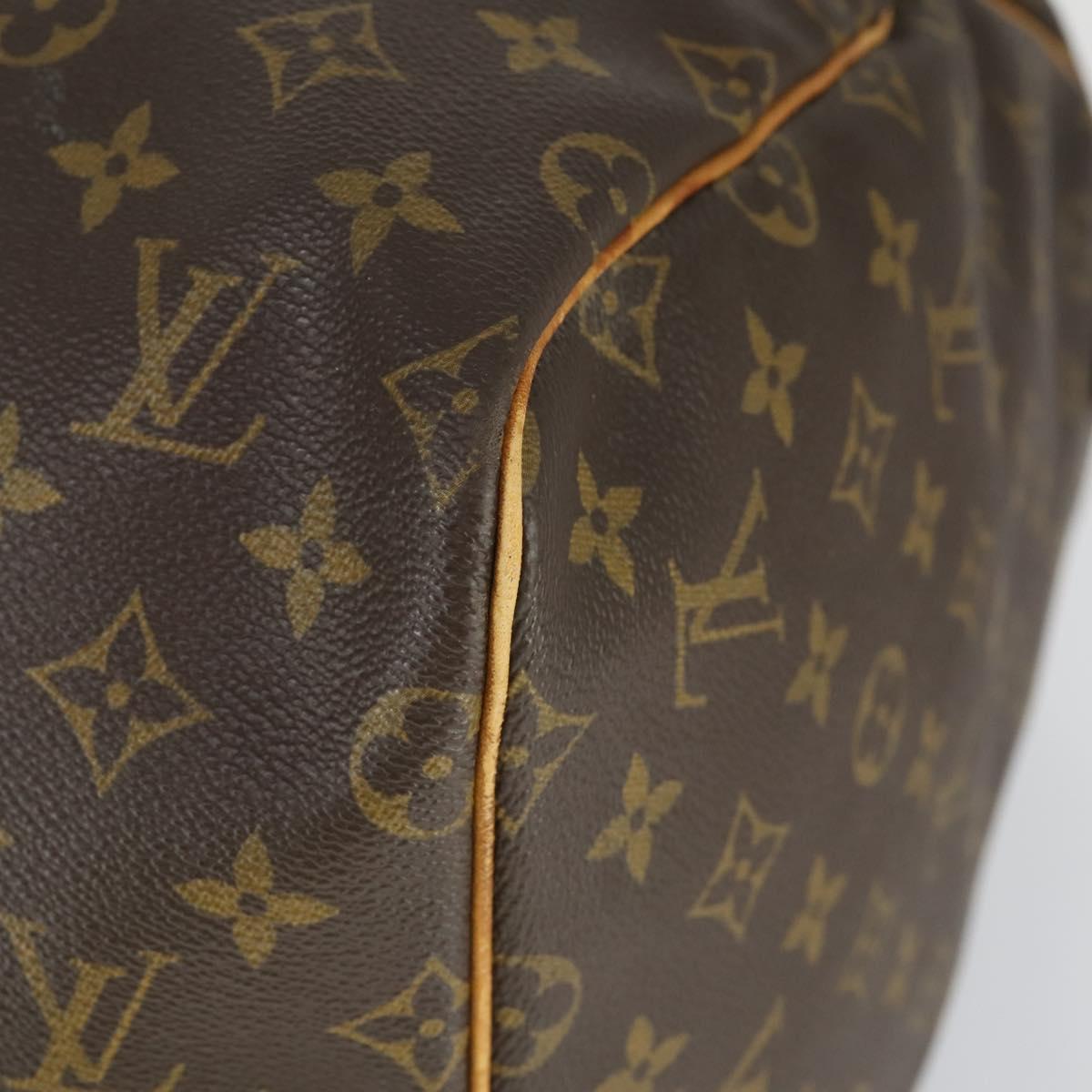 LOUIS VUITTON Monogram Keepall 55 Boston Bag M41424 LV Auth BA9702