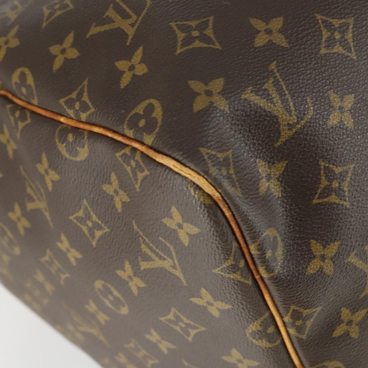 LOUIS VUITTON Monogram Keepall 55 Boston Bag M41424 LV Auth BA9702