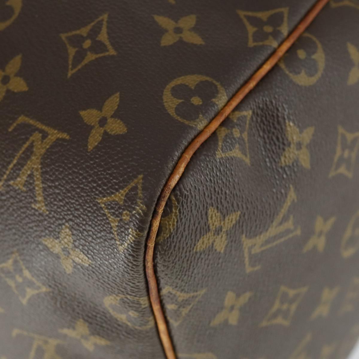 LOUIS VUITTON Monogram Keepall 55 Boston Bag M41424 LV Auth BA9702