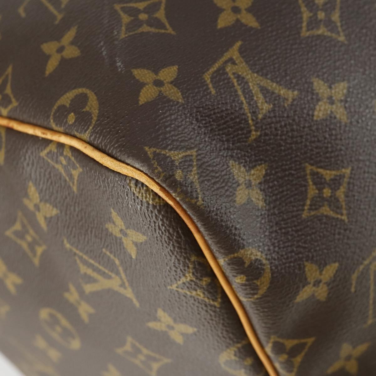LOUIS VUITTON Monogram Keepall 55 Boston Bag M41424 LV Auth BA9702