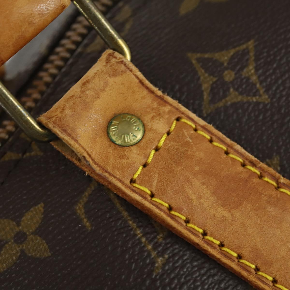 LOUIS VUITTON Monogram Keepall 55 Boston Bag M41424 LV Auth BA9702