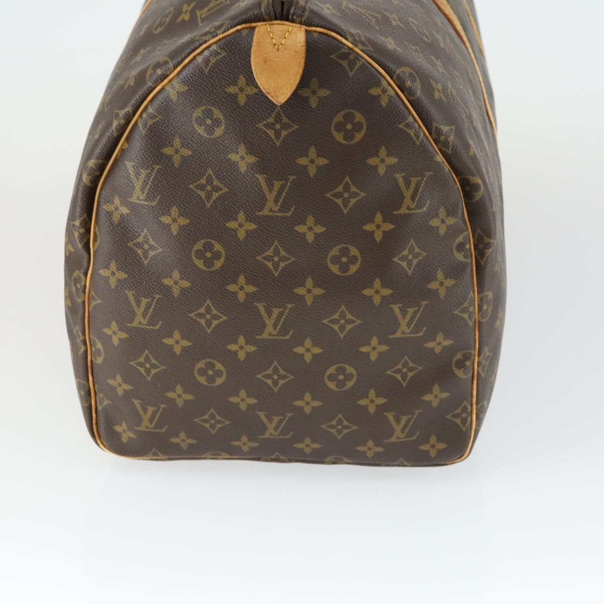 LOUIS VUITTON Monogram Keepall 55 Boston Bag M41424 LV Auth BA9702
