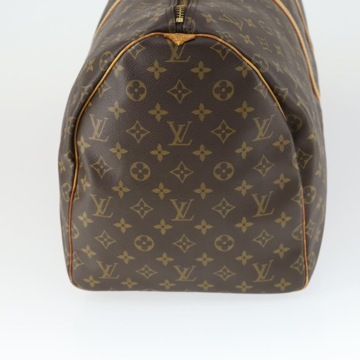 LOUIS VUITTON Monogram Keepall 55 Boston Bag M41424 LV Auth BA9702