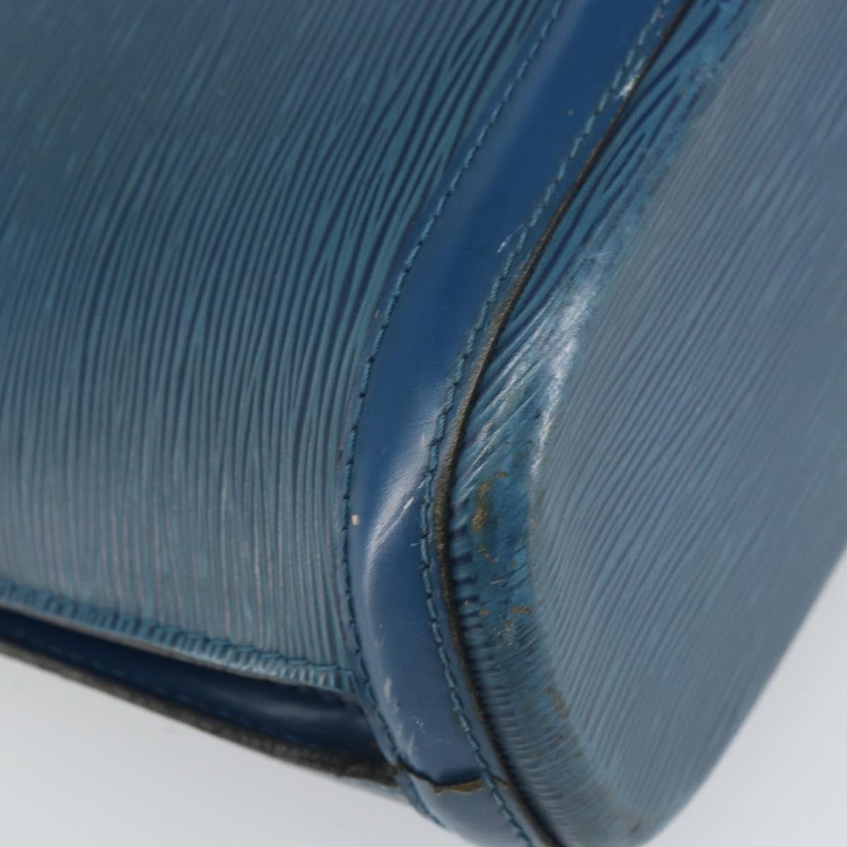 LOUIS VUITTON Epi Lussac Shoulder Bag Blue M52285 LV Auth BA9705