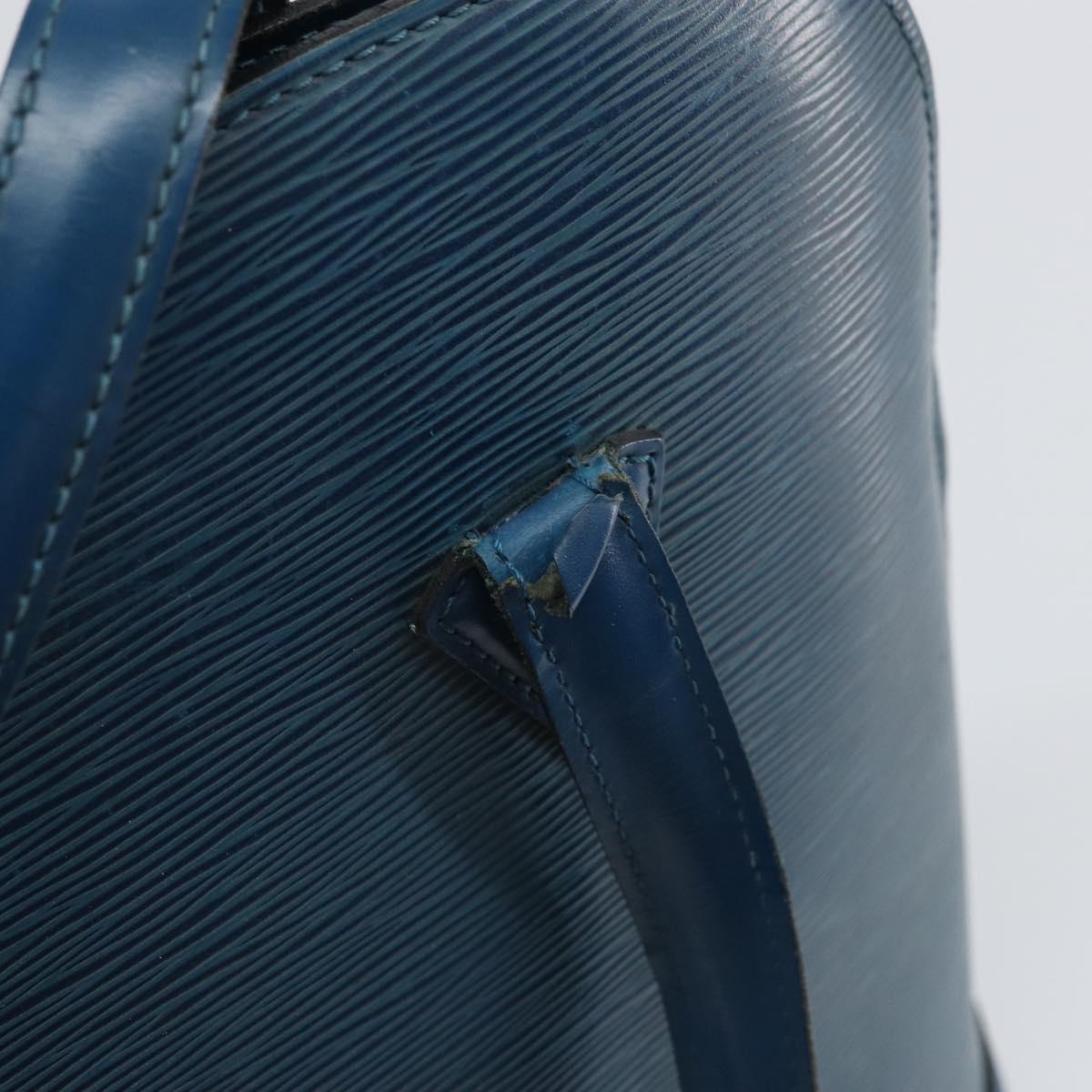 LOUIS VUITTON Epi Lussac Shoulder Bag Blue M52285 LV Auth BA9705