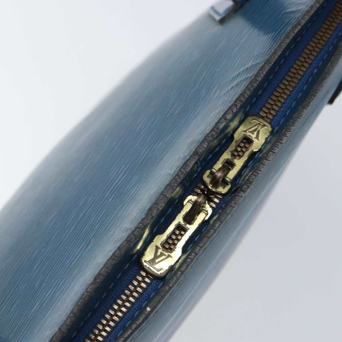 LOUIS VUITTON Epi Lussac Shoulder Bag Blue M52285 LV Auth BA9705