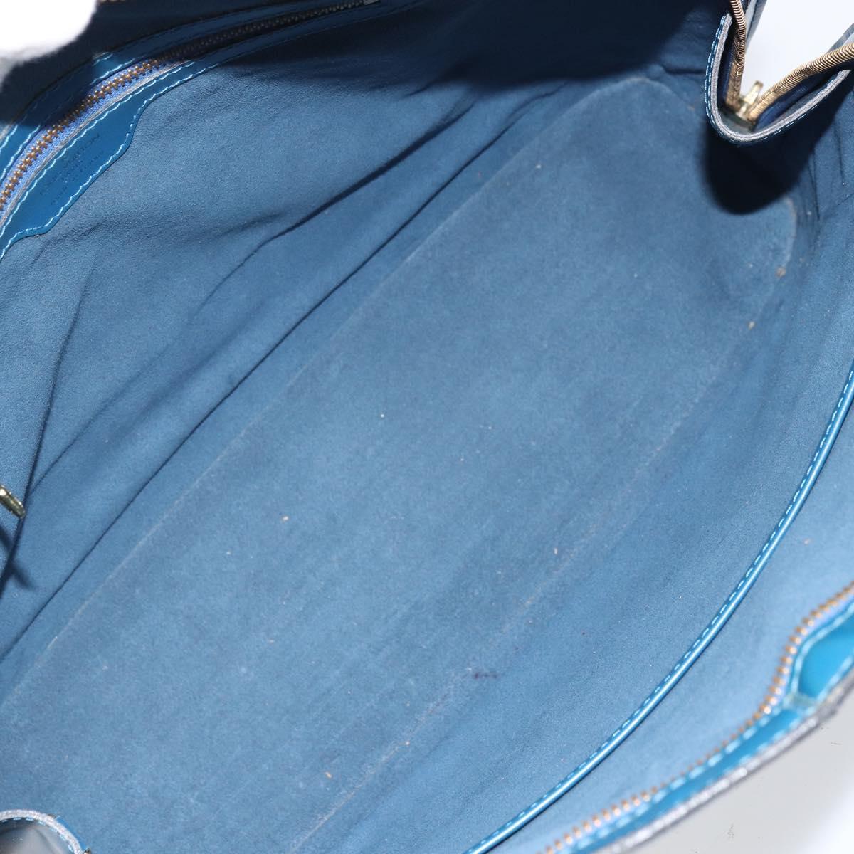 LOUIS VUITTON Epi Lussac Shoulder Bag Blue M52285 LV Auth BA9705