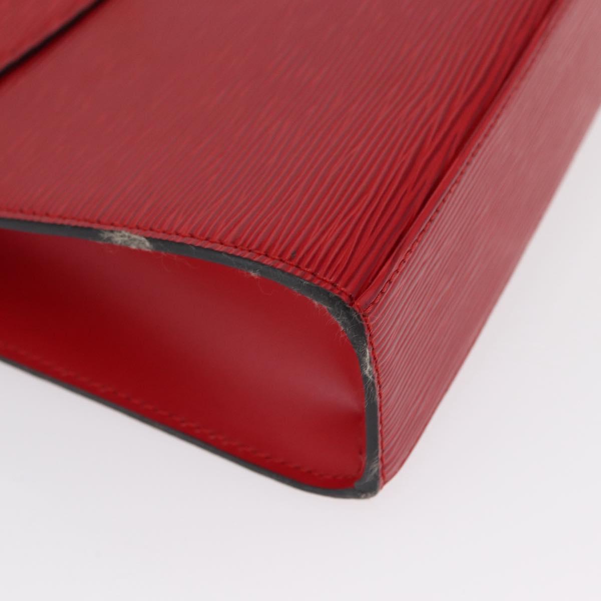 LOUIS VUITTON Epi Malesherbes Hand Bag Red M52377 LV Auth BA9706