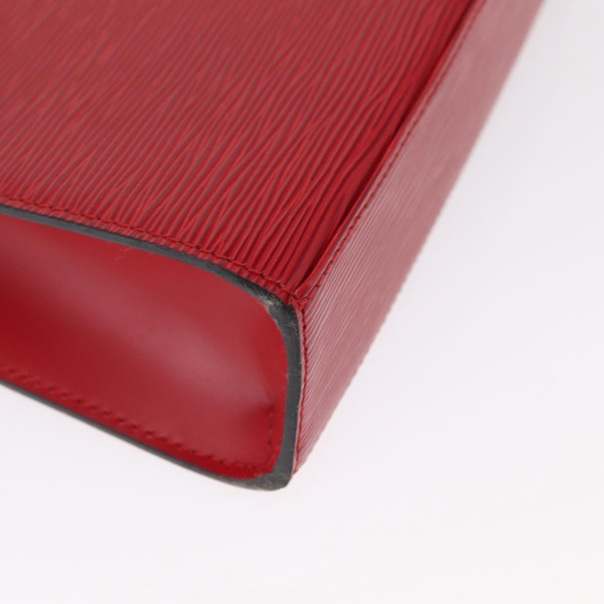 LOUIS VUITTON Epi Malesherbes Hand Bag Red M52377 LV Auth BA9706