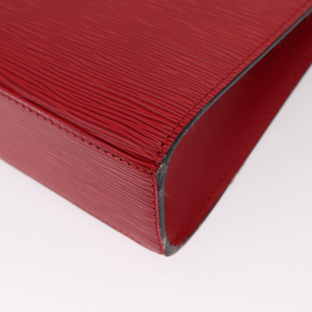 LOUIS VUITTON Epi Malesherbes Hand Bag Red M52377 LV Auth BA9706