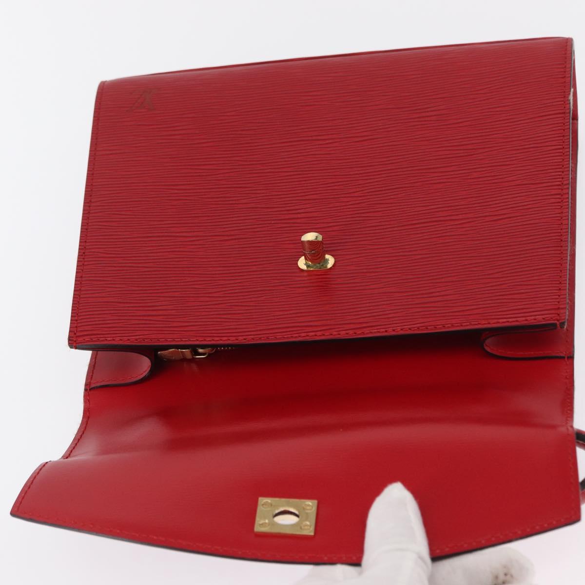 LOUIS VUITTON Epi Malesherbes Hand Bag Red M52377 LV Auth BA9706