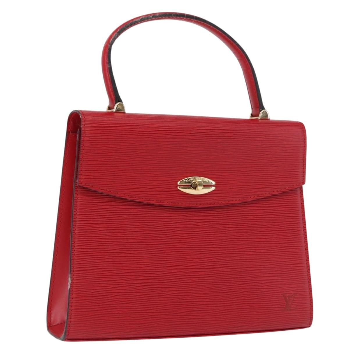 LOUIS VUITTON Epi Malesherbes Hand Bag Red M52377 LV Auth BA9706