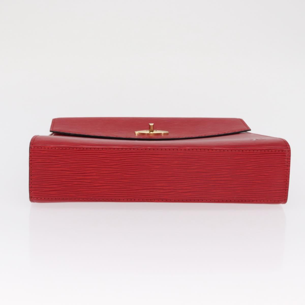 LOUIS VUITTON Epi Malesherbes Hand Bag Red M52377 LV Auth BA9706