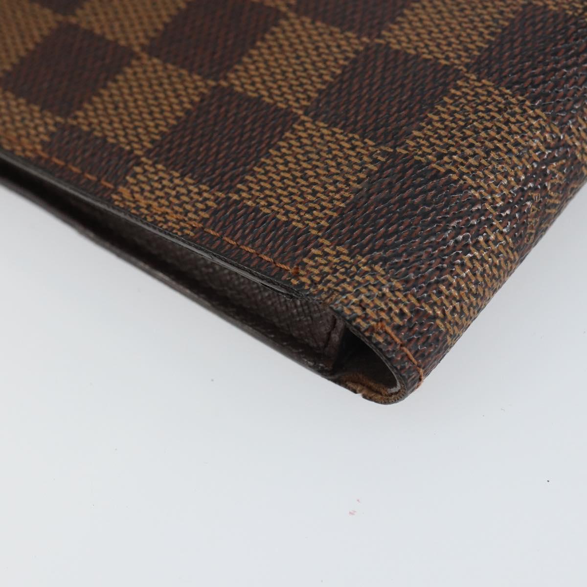 LOUIS VUITTON Damier Ebene Etui Cigarette Case N63024 LV Auth BA9710