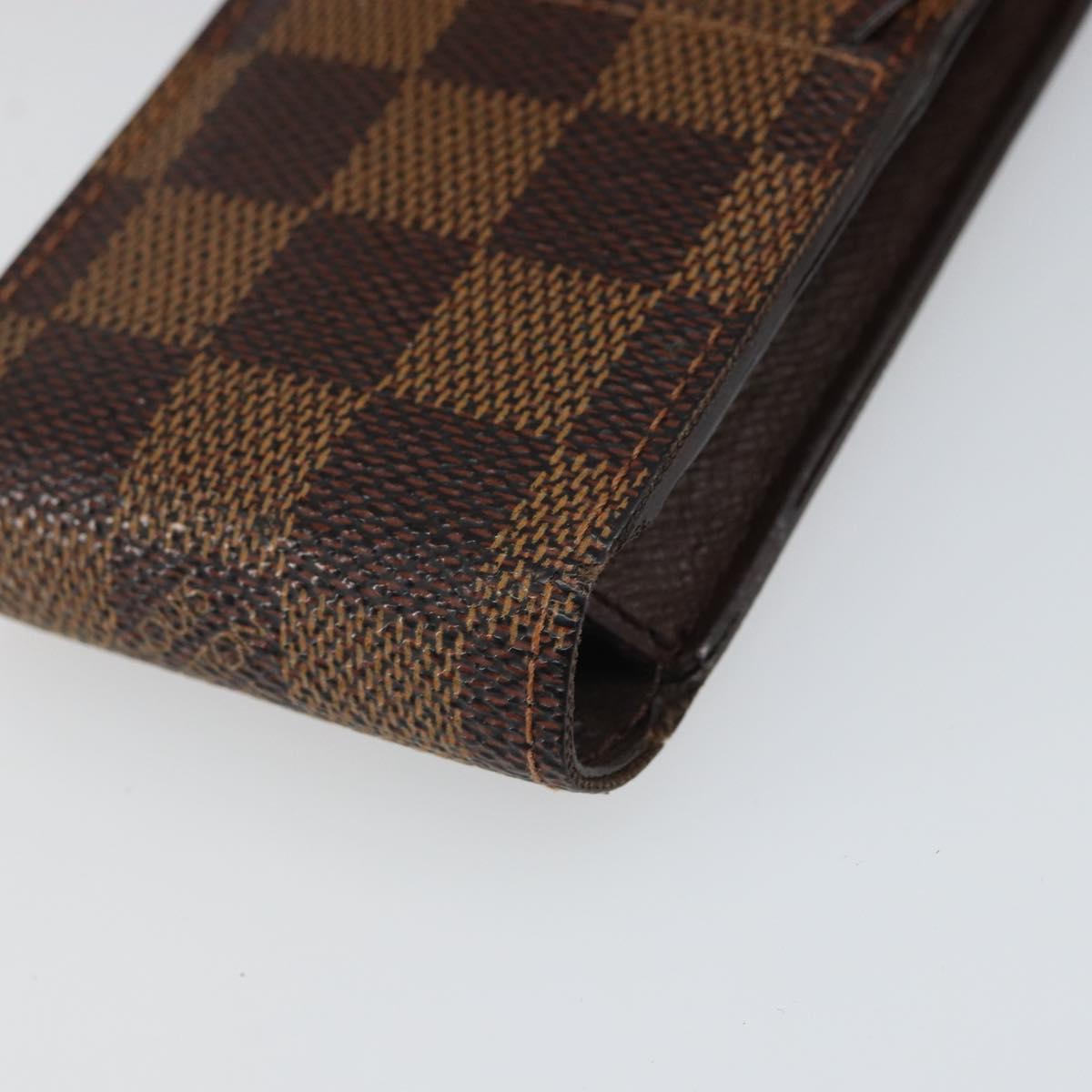 LOUIS VUITTON Damier Ebene Etui Cigarette Case N63024 LV Auth BA9710