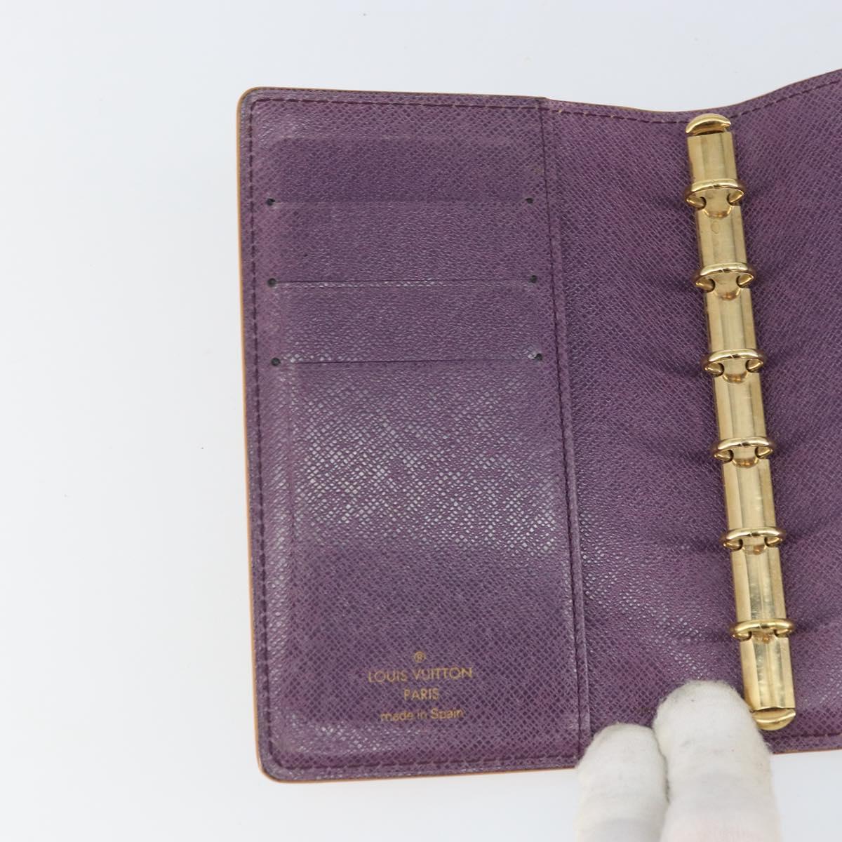 LOUIS VUITTON Epi Agenda PM Day Planner Cover Yellow R20059 LV Auth BA9711