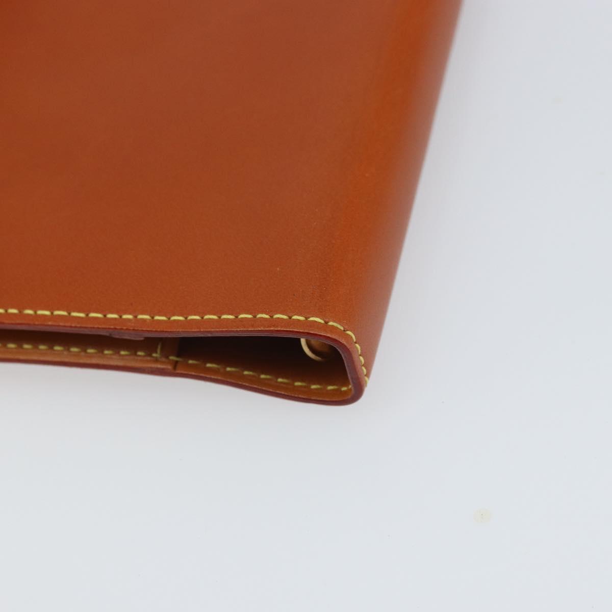 LOUIS VUITTON Nomad Agenda PM Day Planner Cover Brown R20474 LV Auth BA9712