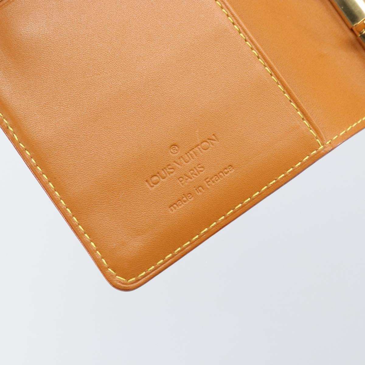 LOUIS VUITTON Nomad Agenda PM Day Planner Cover Brown R20474 LV Auth BA9712