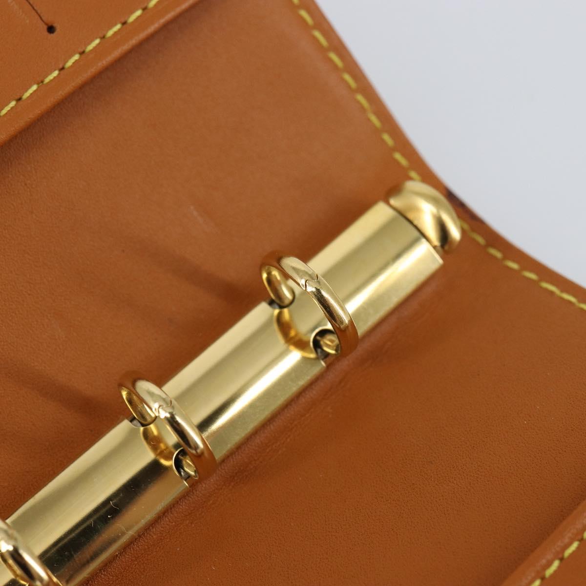 LOUIS VUITTON Nomad Agenda PM Day Planner Cover Brown R20474 LV Auth BA9712
