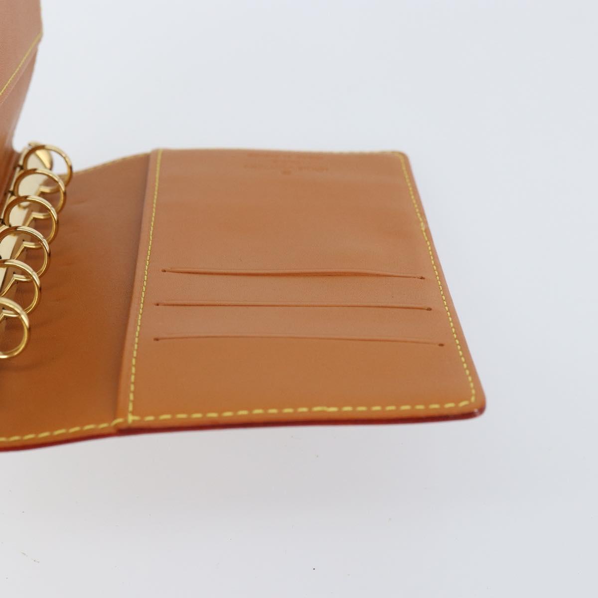 LOUIS VUITTON Nomad Agenda PM Day Planner Cover Brown R20474 LV Auth BA9712