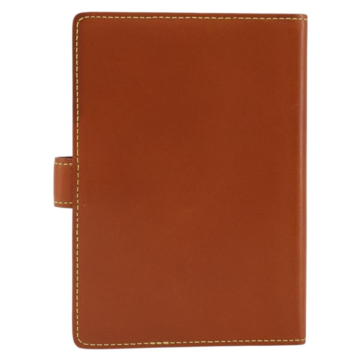 LOUIS VUITTON Nomad Agenda PM Day Planner Cover Brown R20474 LV Auth BA9712