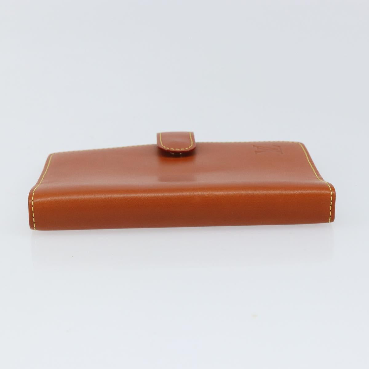 LOUIS VUITTON Nomad Agenda PM Day Planner Cover Brown R20474 LV Auth BA9712