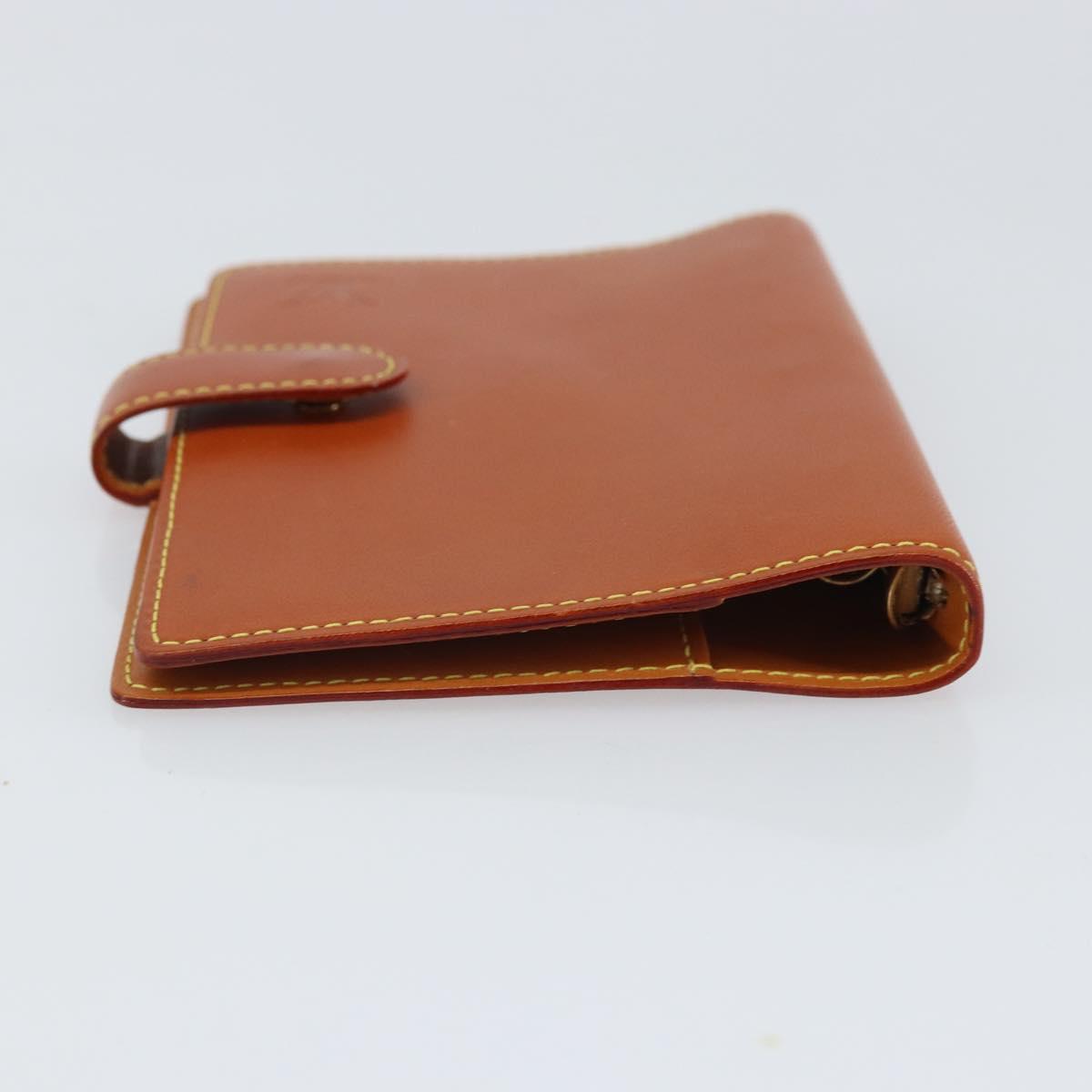 LOUIS VUITTON Nomad Agenda PM Day Planner Cover Brown R20474 LV Auth BA9712