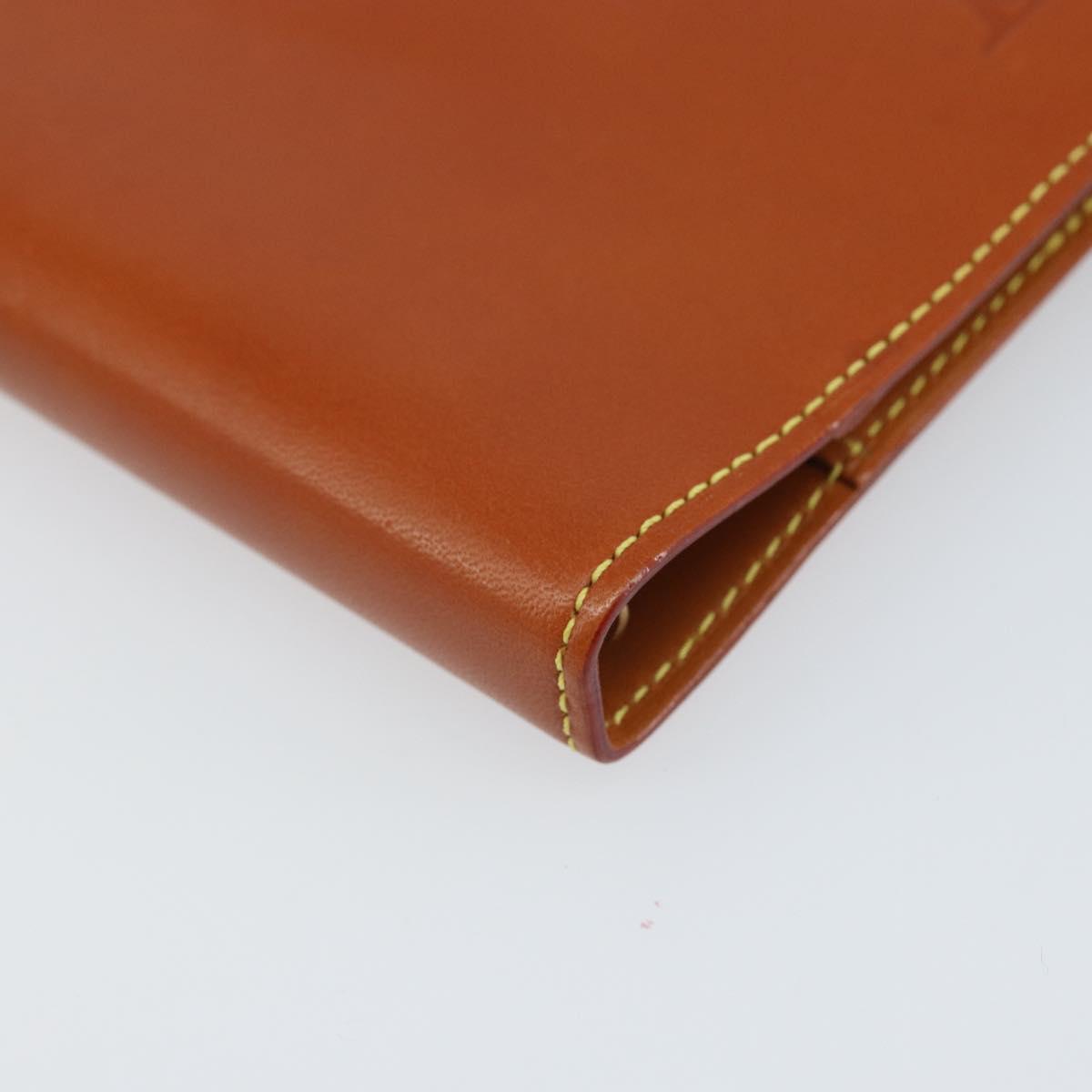 LOUIS VUITTON Nomad Agenda PM Day Planner Cover Brown R20474 LV Auth BA9712