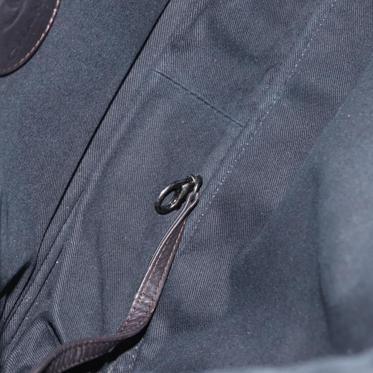 CHANEL Matelasse Shoulder Bag Nylon Brown Silver CC Auth BA9723