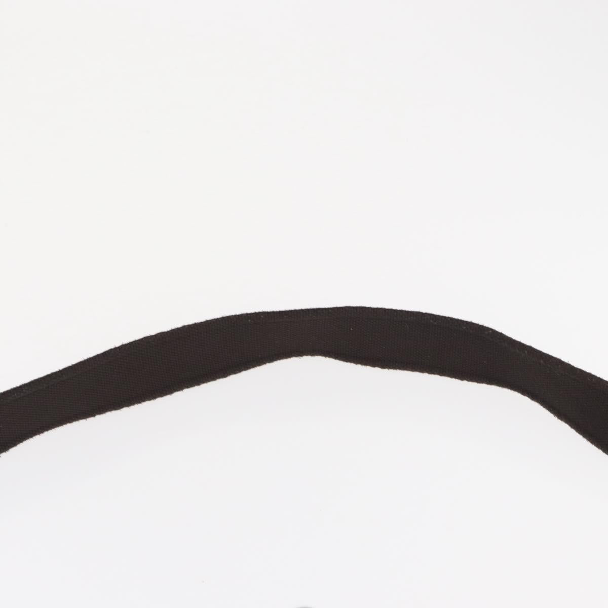 CHANEL Matelasse Shoulder Bag Nylon Brown Silver CC Auth BA9723