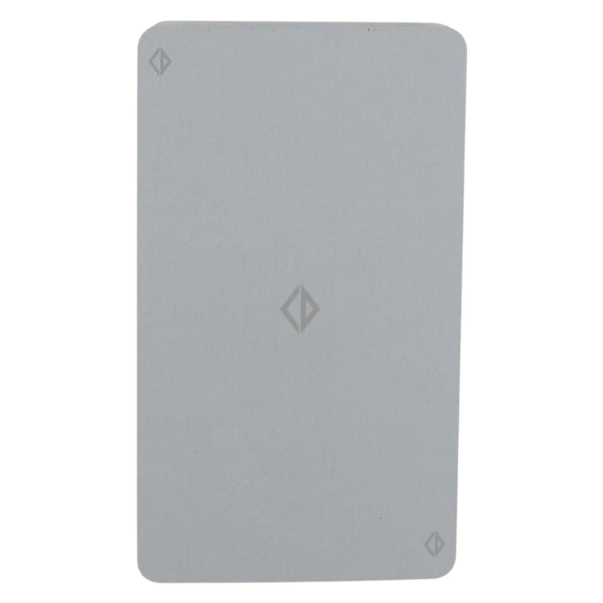 Christian Dior Playing Cards Silver Auth BA9725