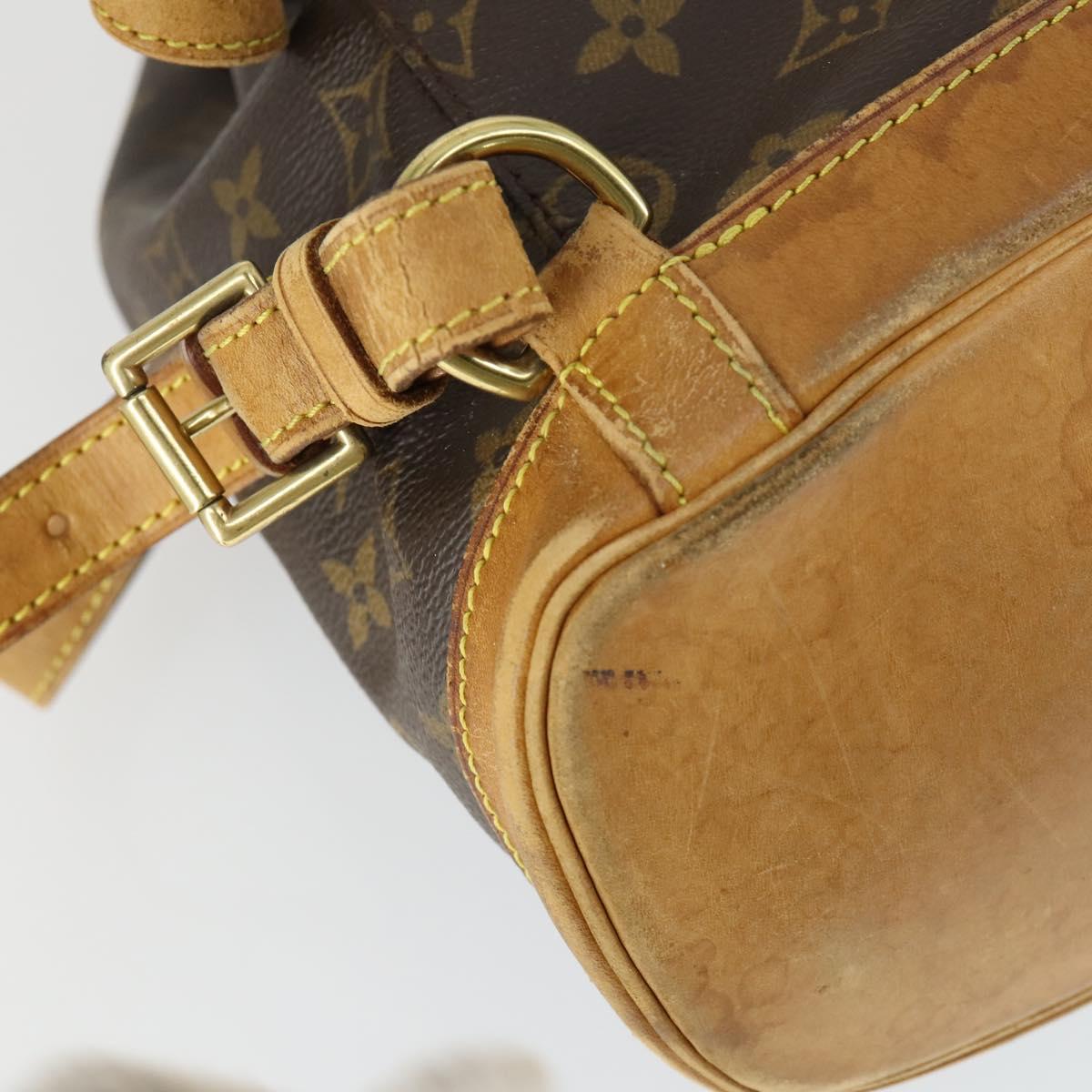 LOUIS VUITTON Monogram Montsouris MM Backpack M51136 LV Auth BA9729