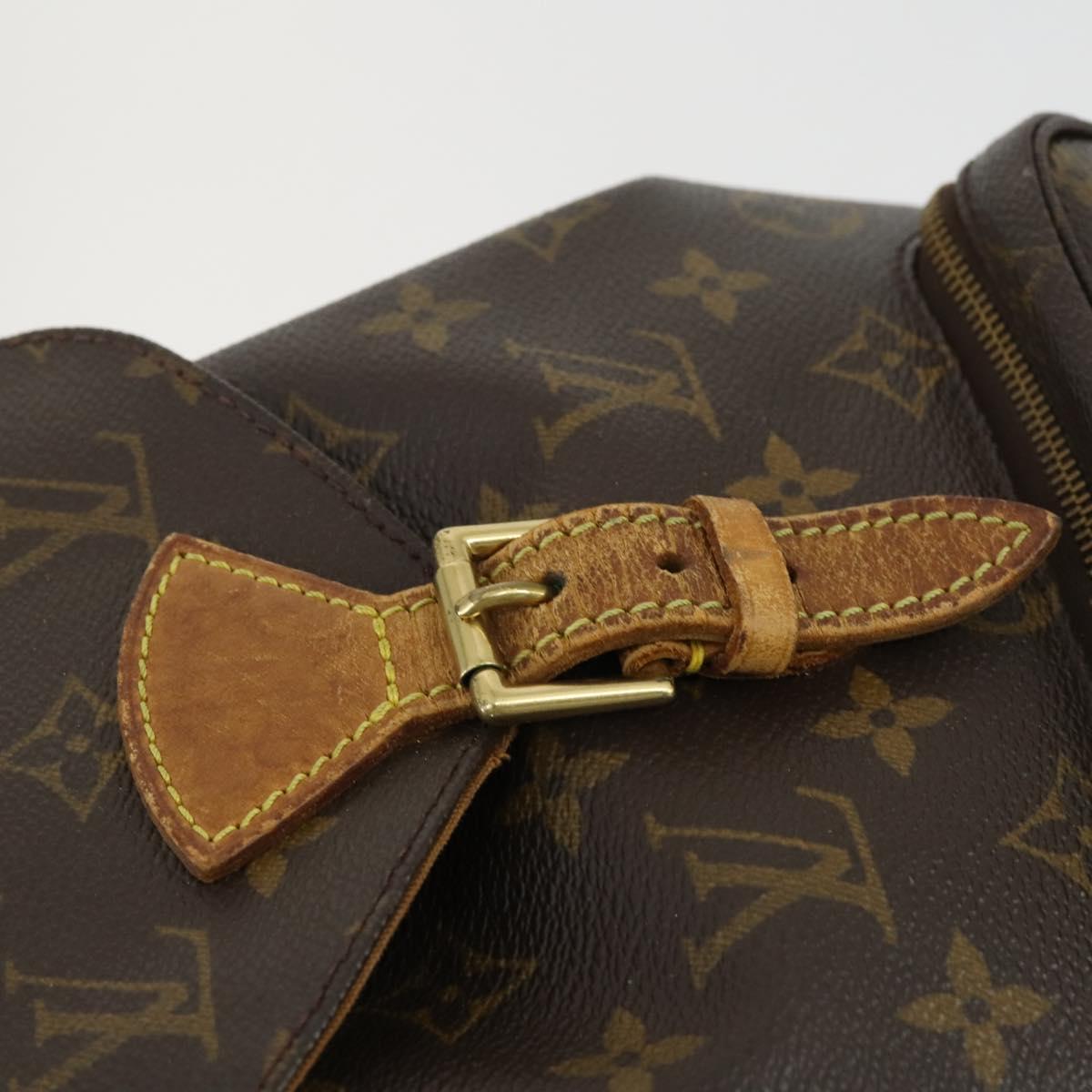 LOUIS VUITTON Monogram Montsouris MM Backpack M51136 LV Auth BA9729