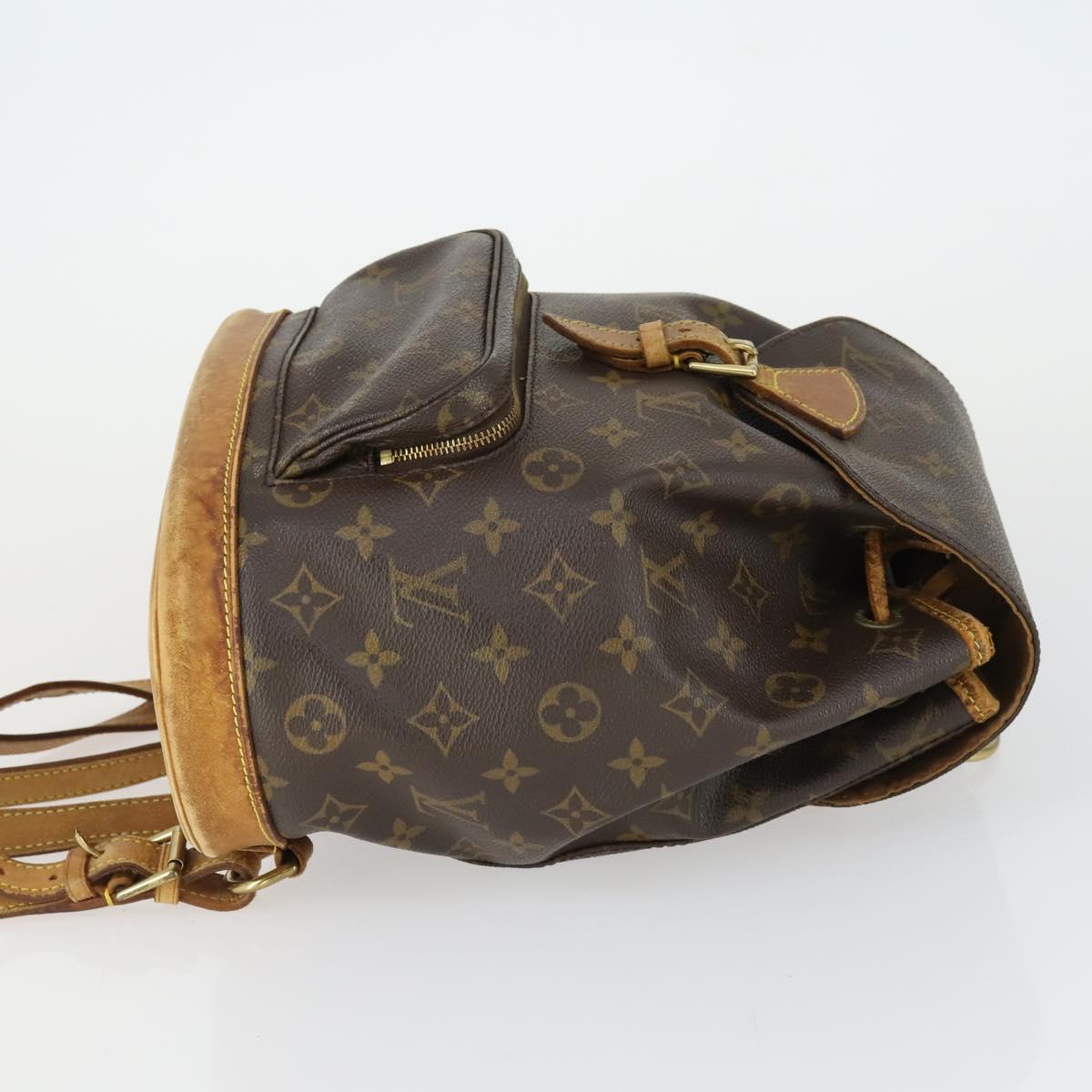 LOUIS VUITTON Monogram Montsouris MM Backpack M51136 LV Auth BA9729