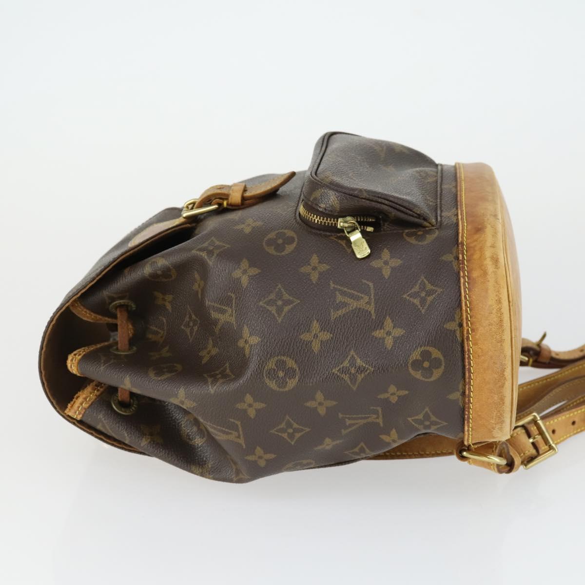 LOUIS VUITTON Monogram Montsouris MM Backpack M51136 LV Auth BA9729