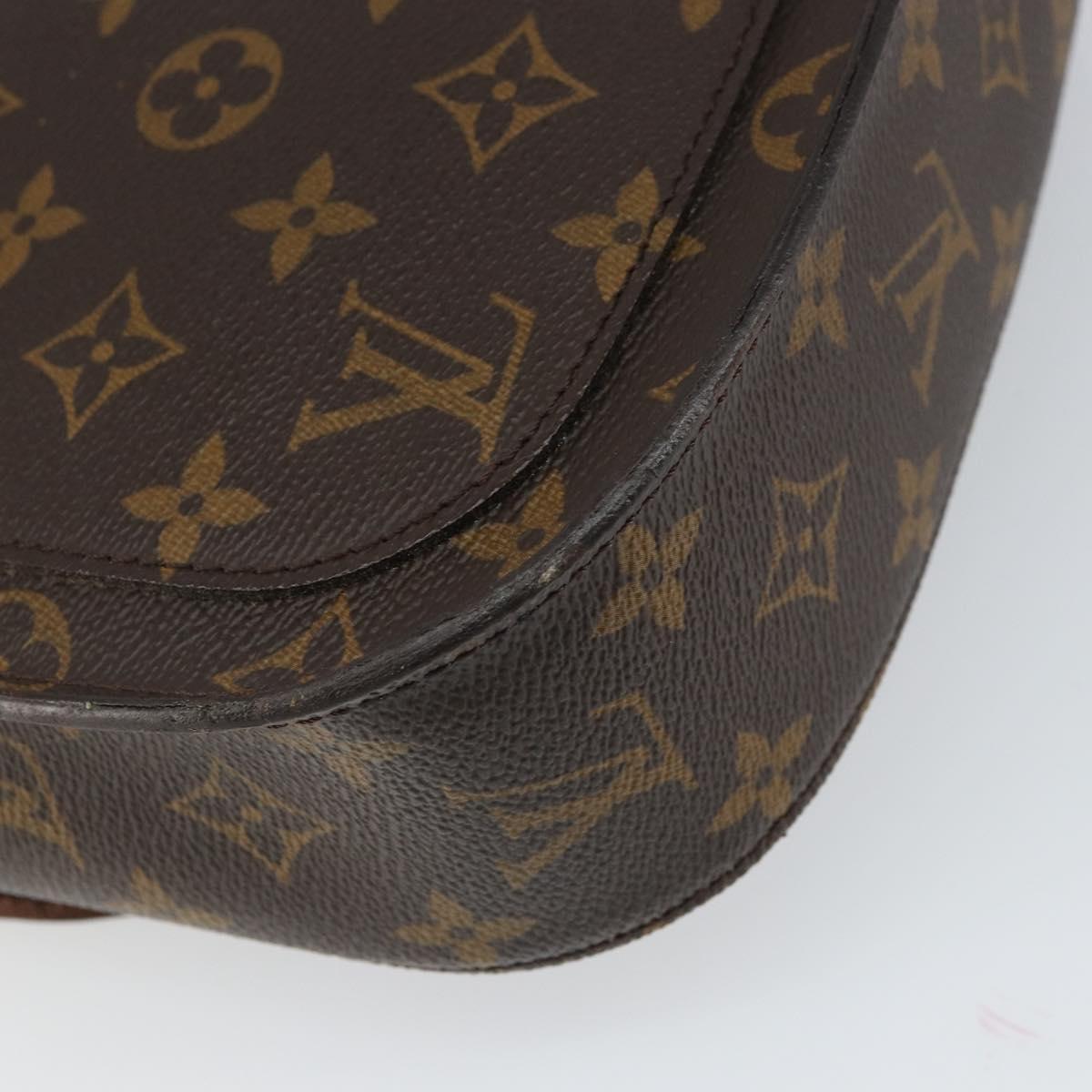 LOUIS VUITTON Monogram Saint Cloud GM Shoulder Bag M51242 LV Auth BA9744