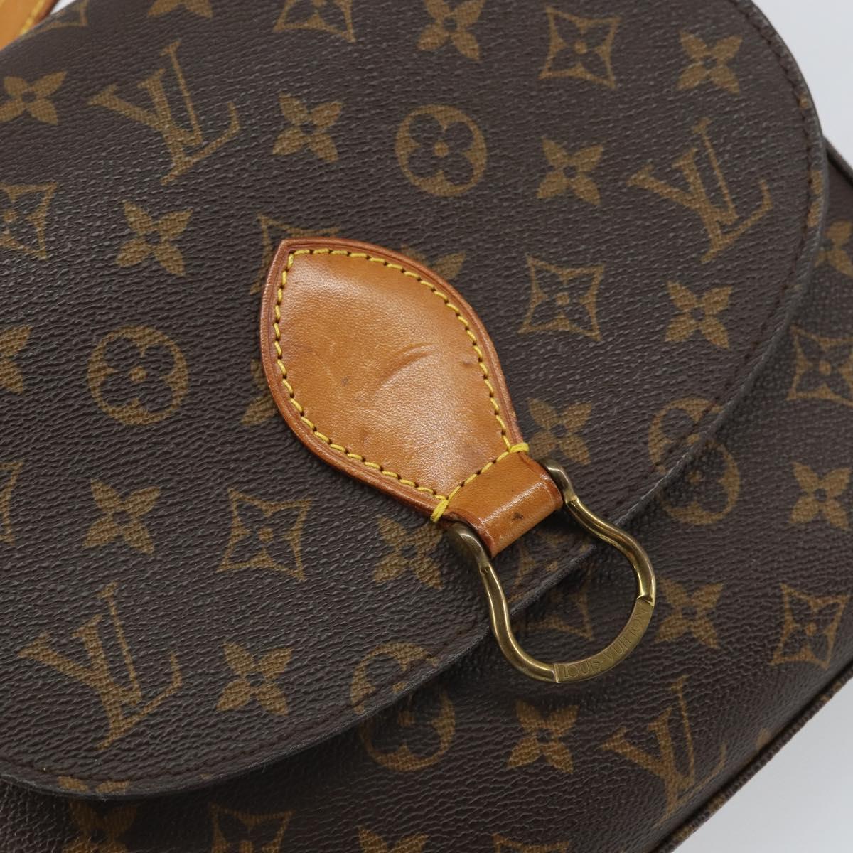 LOUIS VUITTON Monogram Saint Cloud GM Shoulder Bag M51242 LV Auth BA9744
