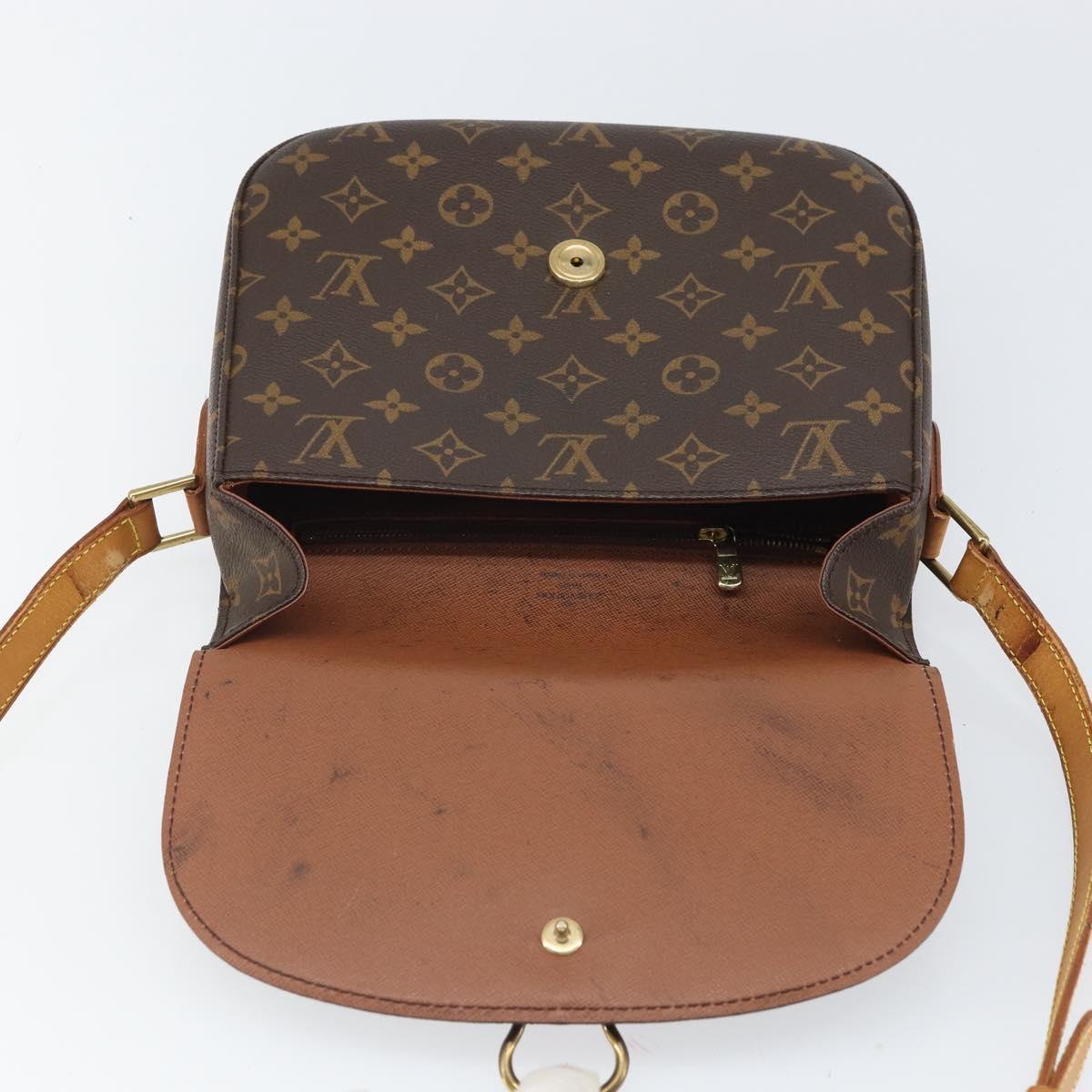 LOUIS VUITTON Monogram Saint Cloud GM Shoulder Bag M51242 LV Auth BA9744