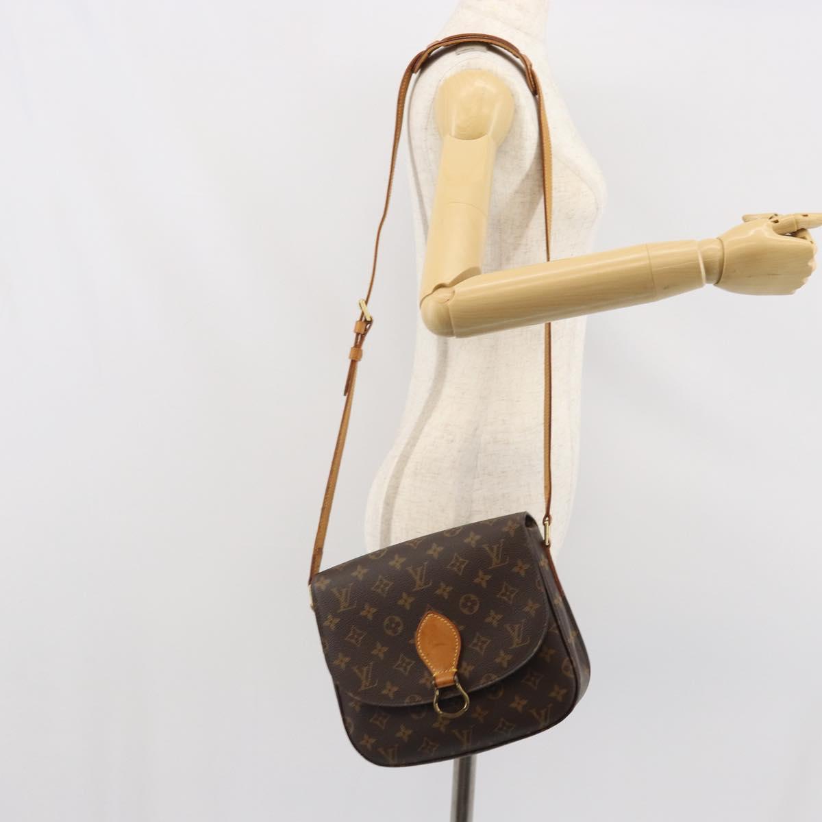 LOUIS VUITTON Monogram Saint Cloud GM Shoulder Bag M51242 LV Auth BA9744