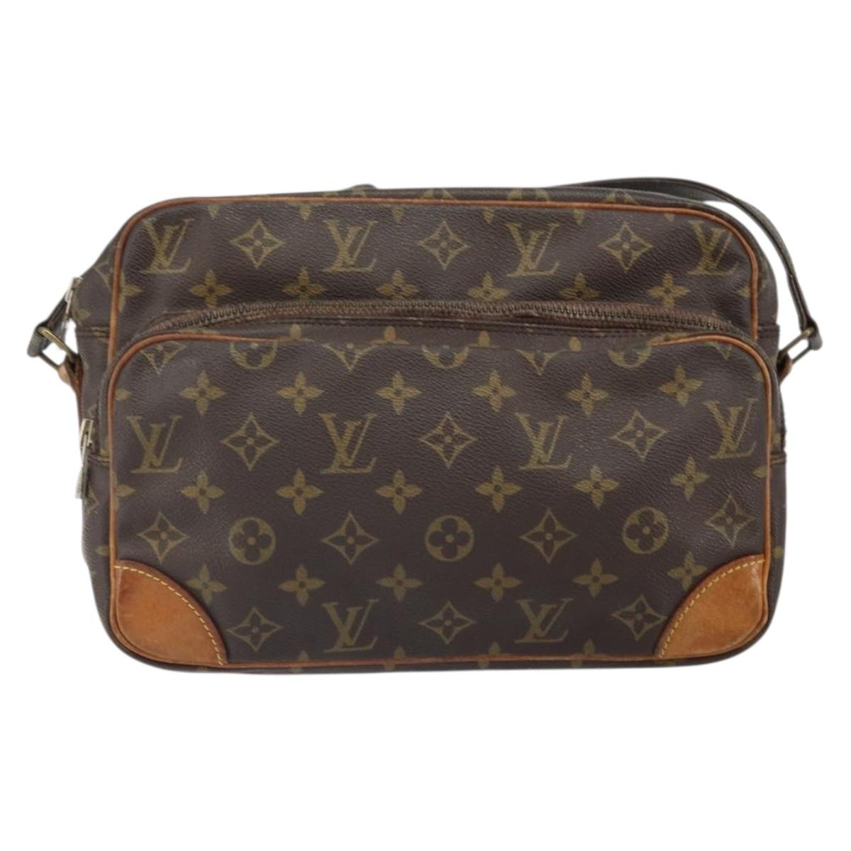 LOUIS VUITTON Monogram Nile Shoulder Bag M45244 LV Auth BA9747