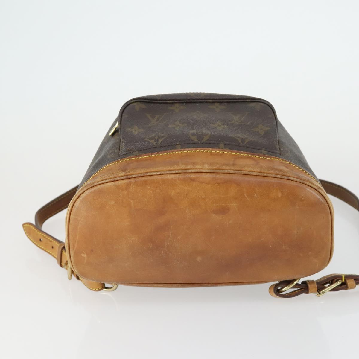 LOUIS VUITTON Monogram Montsouris MM Backpack M51136 LV Auth BA9748A