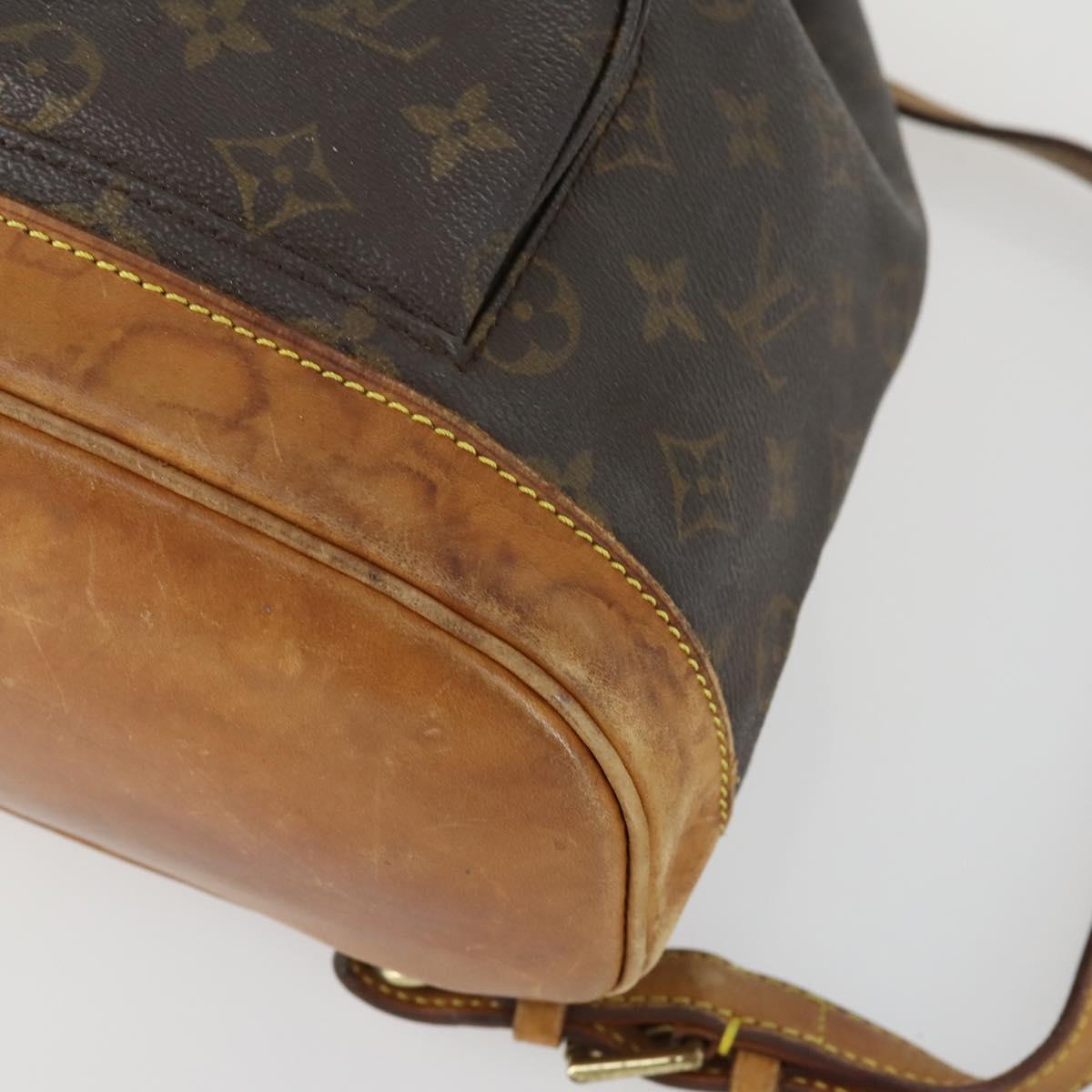 LOUIS VUITTON Monogram Montsouris MM Backpack M51136 LV Auth BA9748A