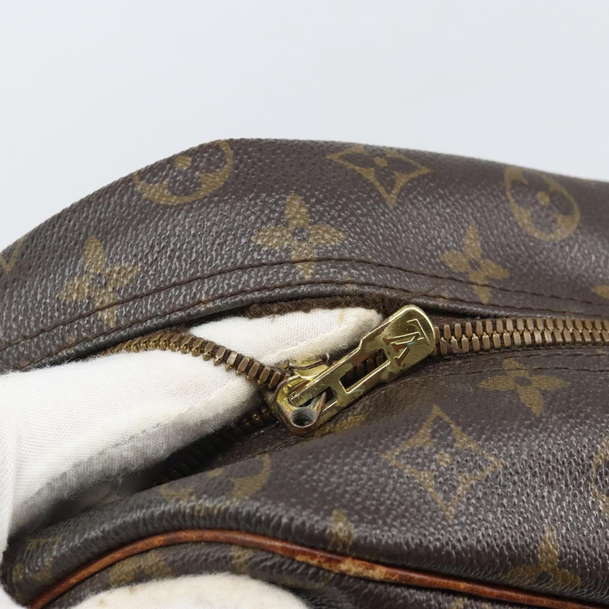 LOUIS VUITTON Monogram Deauville Hand Bag M47270 LV Auth BA9753