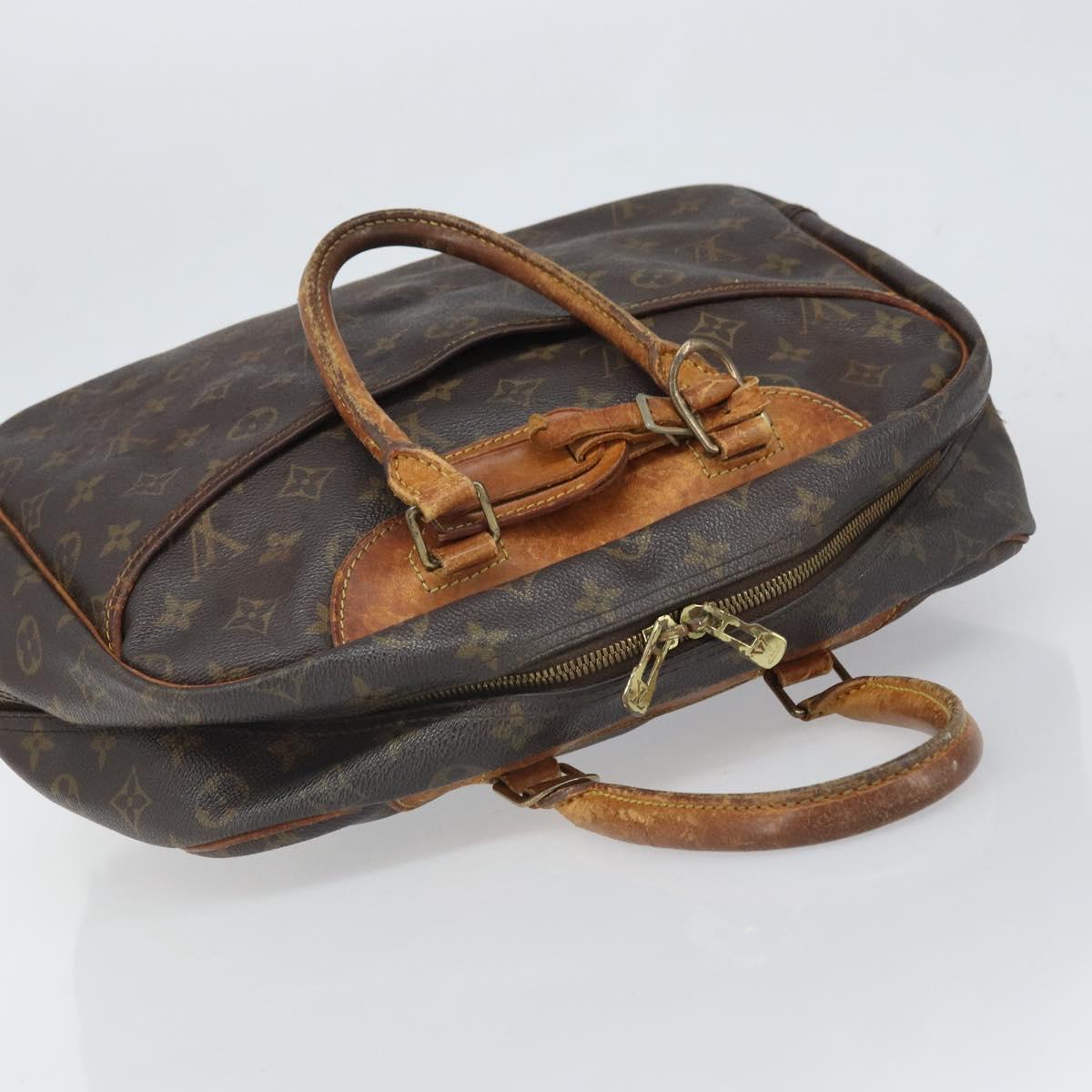 LOUIS VUITTON Monogram Deauville Hand Bag M47270 LV Auth BA9753