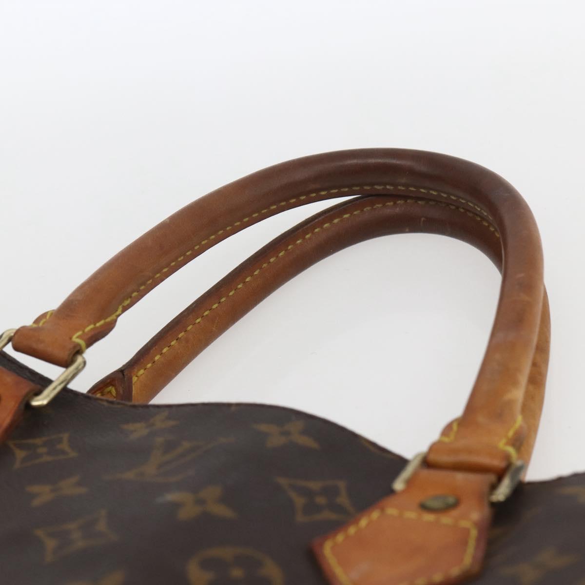 LOUIS VUITTON Monogram Sac Plat Hand Bag M51140 LV Auth BA9754