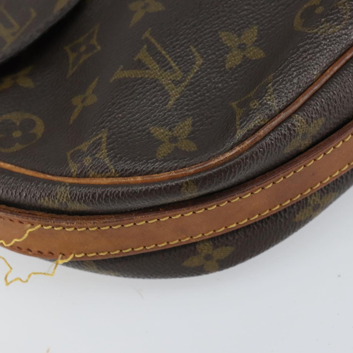 LOUIS VUITTON Monogram Jeune Fille GM Shoulder Bag M51225 LV Auth BA9756