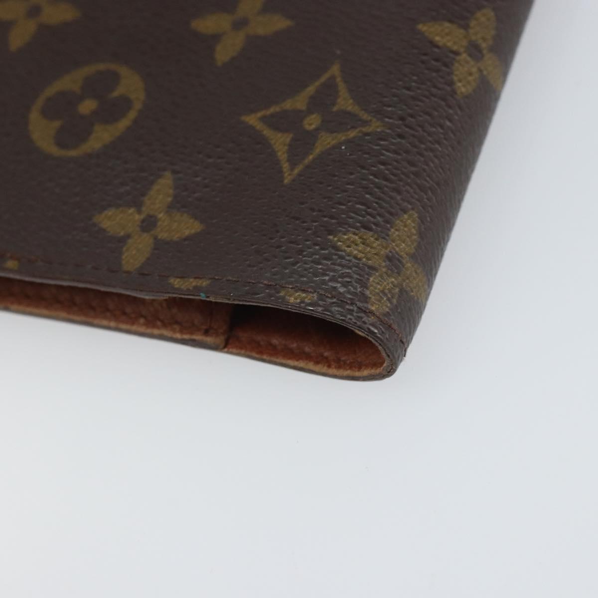 LOUIS VUITTON Monogram Agenda PM Day Planner Cover R20005 LV Auth BA9758